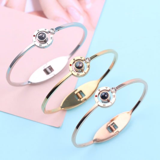 100 languages I love you bracelet